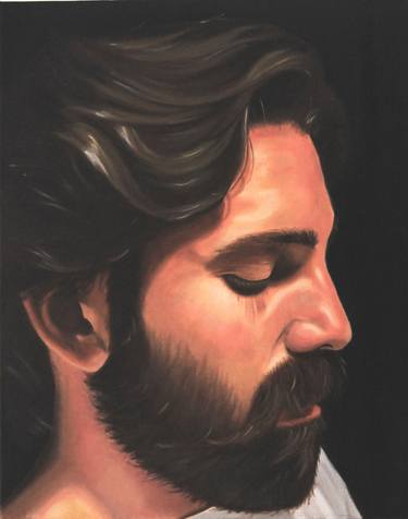 Original Portrait Painting by Ugur Ozdemir
