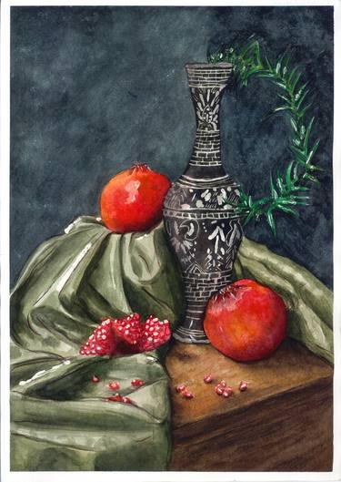 Print of Realism Still Life Paintings by Valeriia Utkina