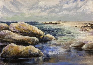 "LIMAN 2", acrilic painting, seascape thumb