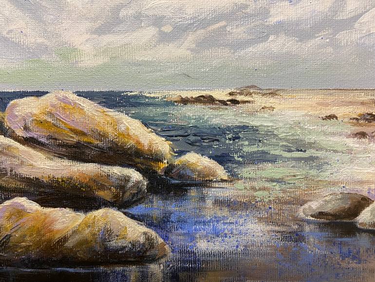 Original Realism Seascape Painting by Yana Yeremenko
