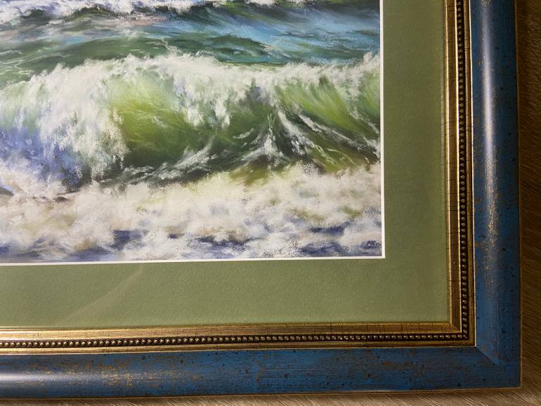 Original Impressionism Seascape Drawing by Yana Yeremenko