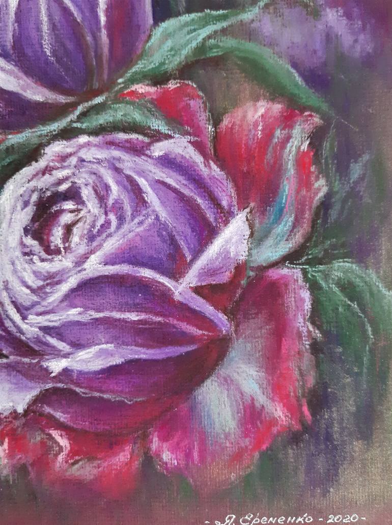 Original Modernism Botanic Drawing by Yana Yeremenko