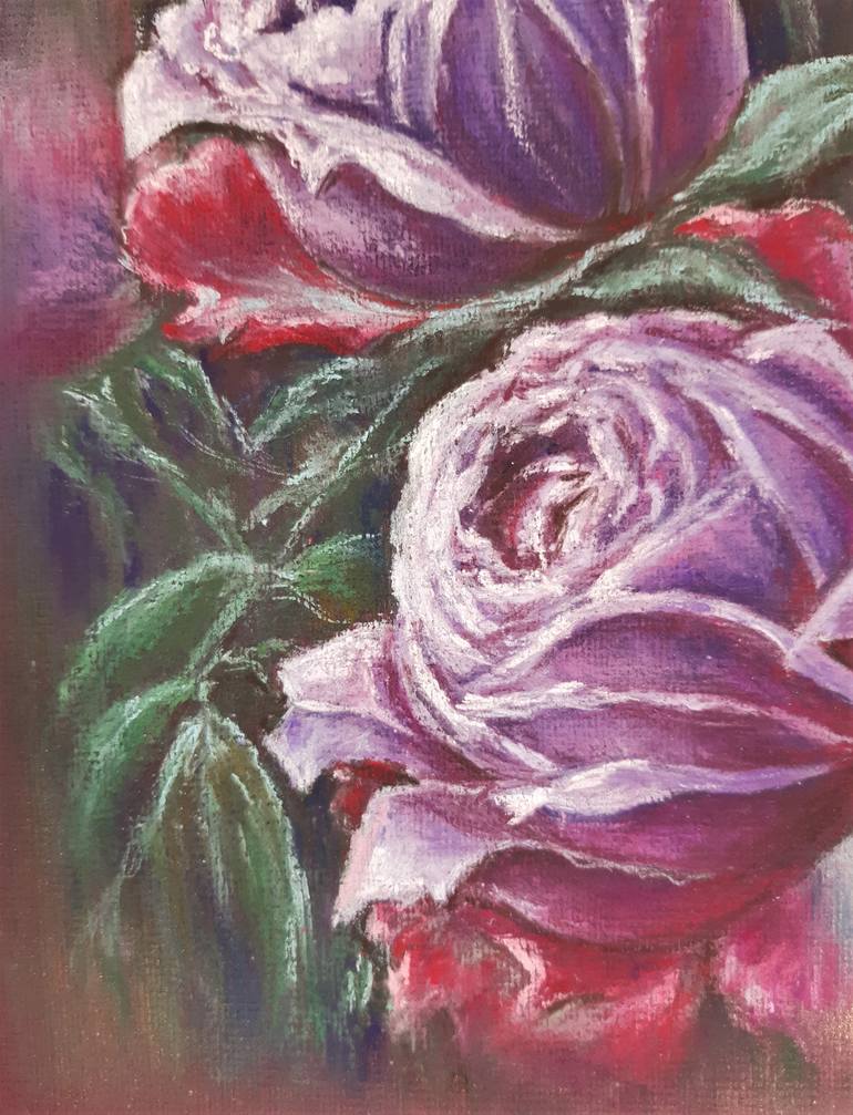 Original Modernism Botanic Drawing by Yana Yeremenko