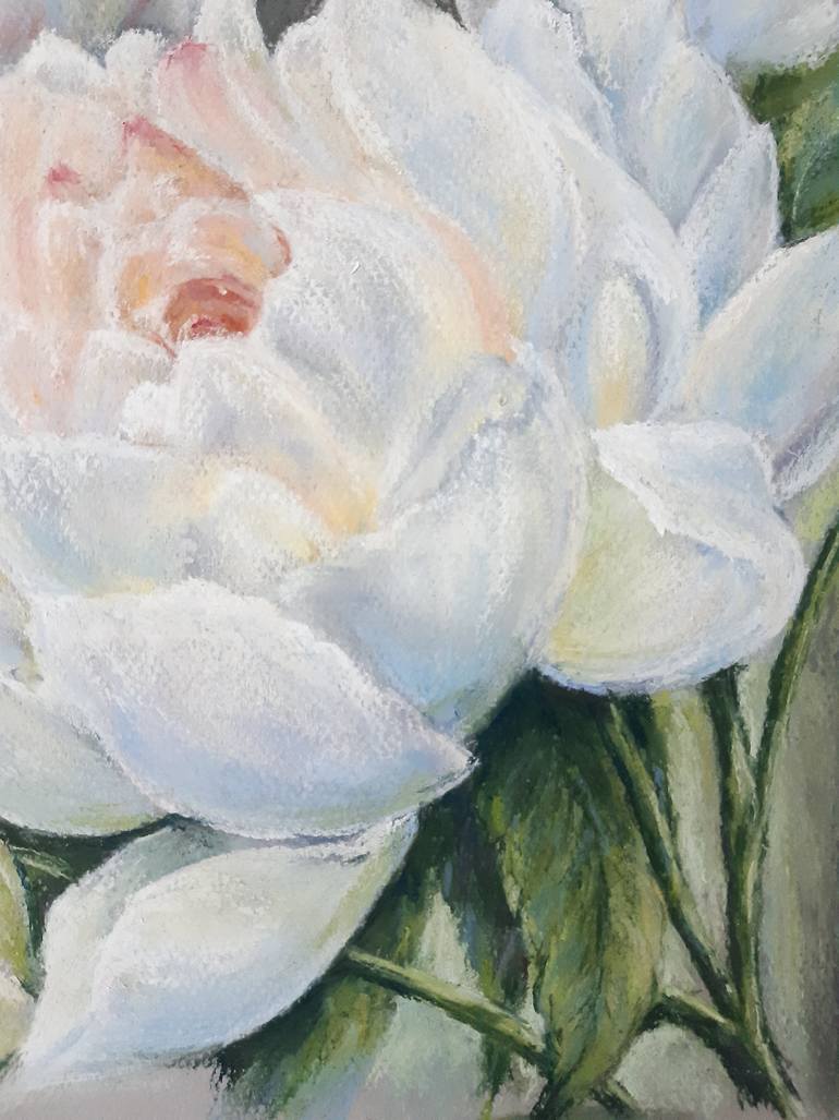 Original Figurative Floral Drawing by Yana Yeremenko