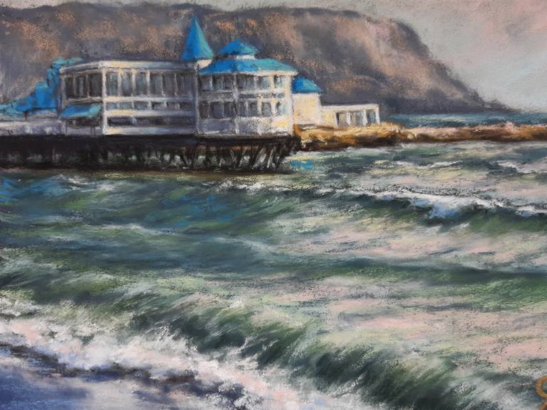 Original Modernism Seascape Painting by Yana Yeremenko