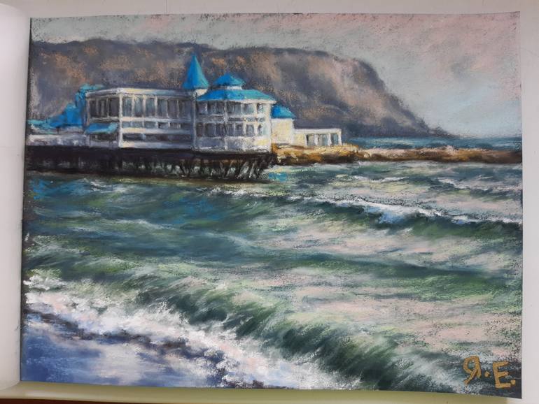 Original Modernism Seascape Painting by Yana Yeremenko