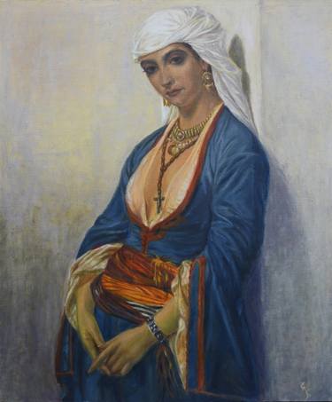 Print of Women Paintings by Elena Petrova