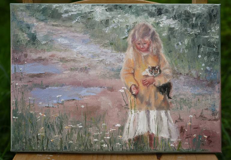 Original Children Painting by Elena Petrova