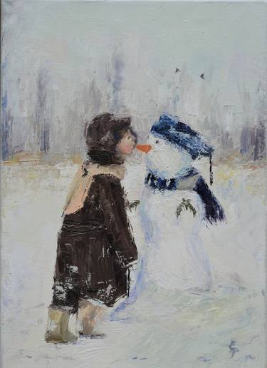 Print of Expressionism Children Paintings by Elena Petrova