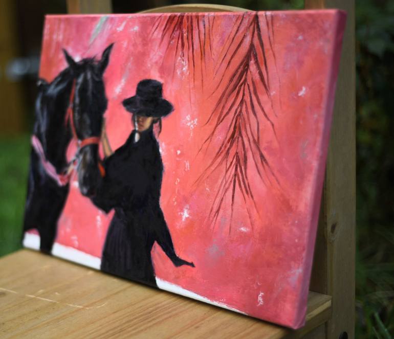 Original Modernism Women Painting by Elena Petrova