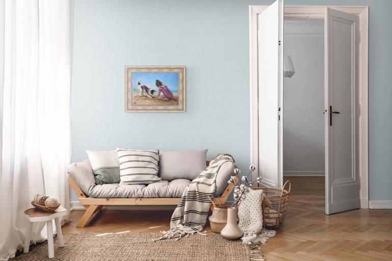 Original Contemporary Children Painting by Elena Petrova