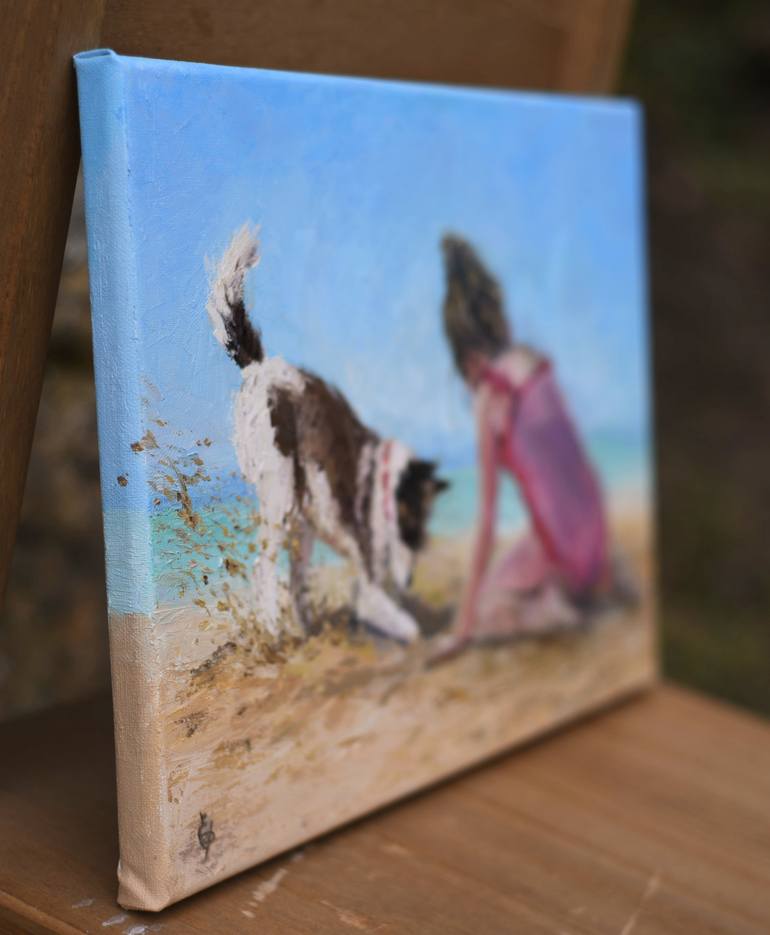 Original Contemporary Children Painting by Elena Petrova