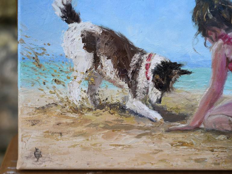 Original Contemporary Children Painting by Elena Petrova