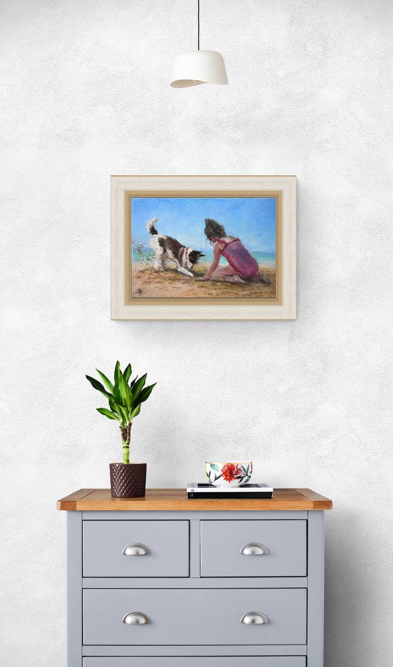 Original Contemporary Children Painting by Elena Petrova