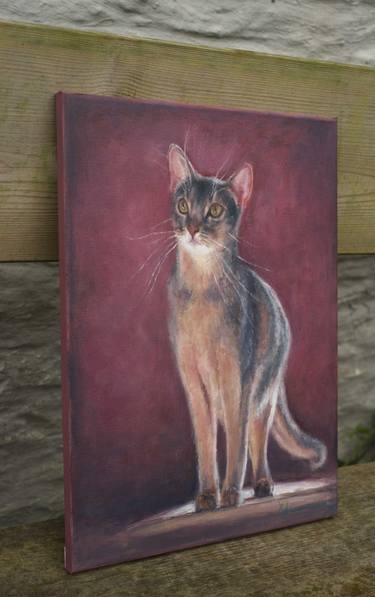 Original Contemporary Cats Paintings by Elena Petrova
