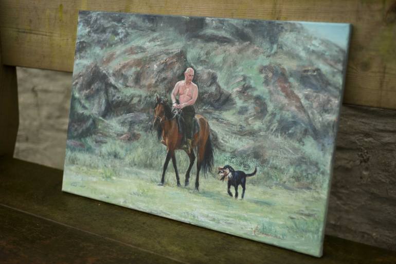 Original Documentary Politics Painting by Elena Petrova