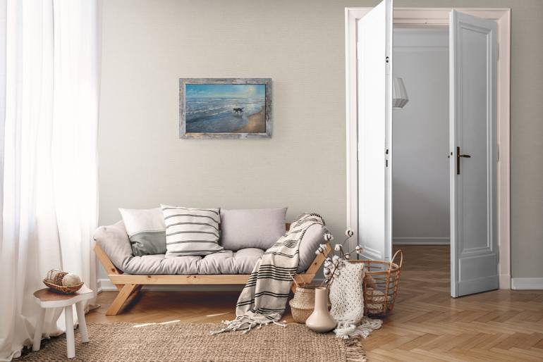 Original Contemporary Beach Painting by Elena Petrova