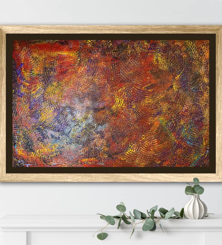 Original Abstract Interiors Painting by Terri Mayfield