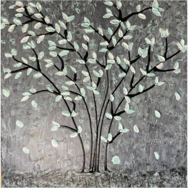 Original Abstract Tree Paintings by Terri Mayfield