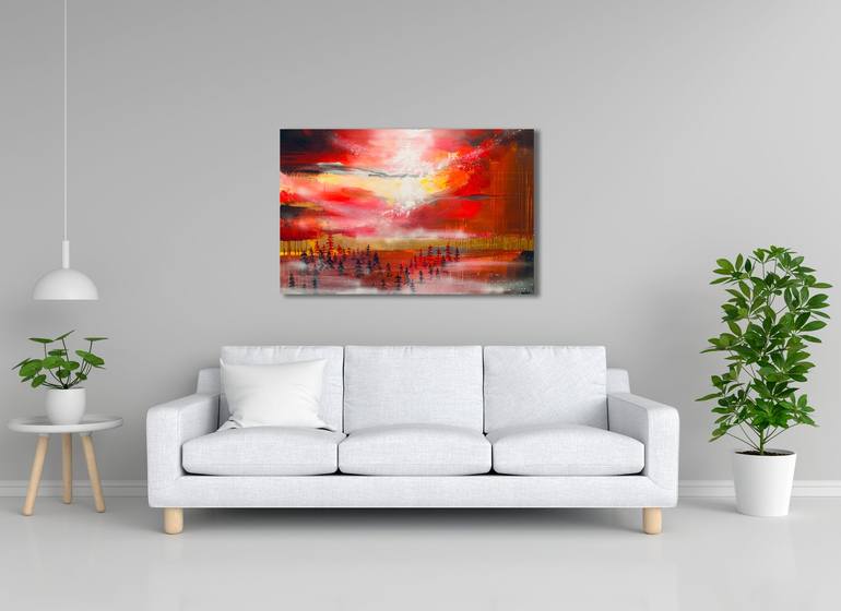 Original Art Deco Abstract Painting by Svitlana Miku