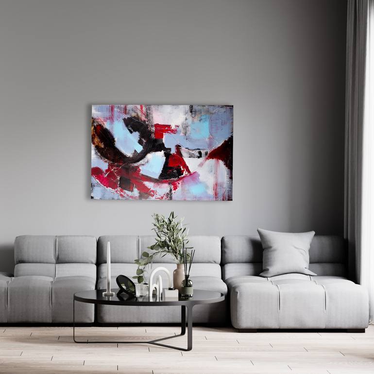 Original Abstract Expressionism Abstract Painting by Svitlana Miku