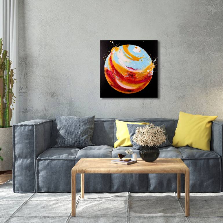 Original Abstract Expressionism Abstract Painting by Svitlana Miku