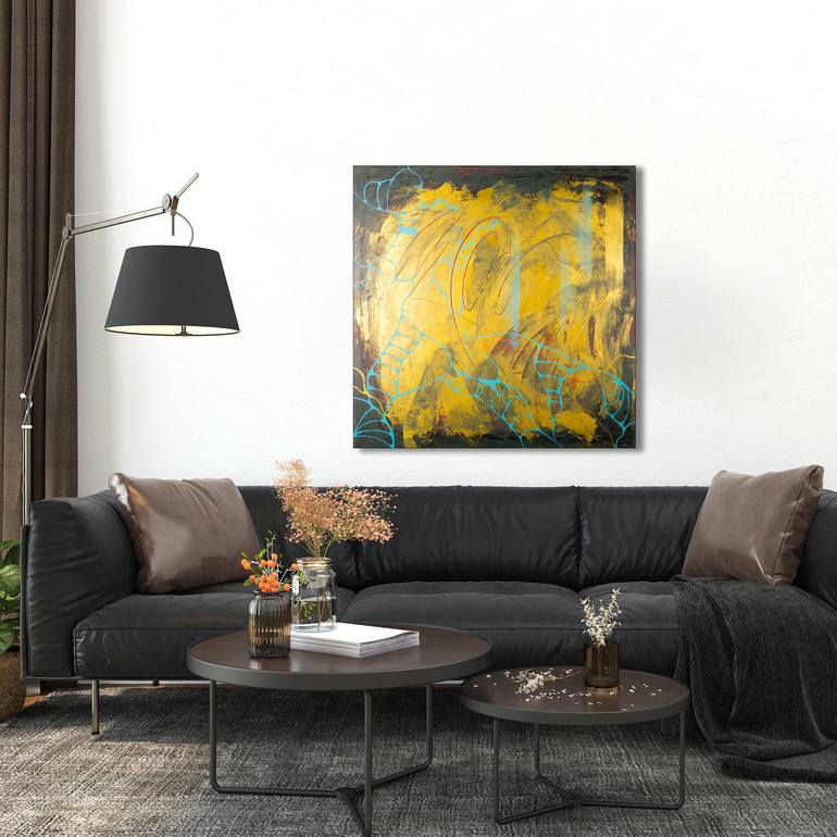 Original Abstract Expressionism Abstract Painting by Svitlana Miku