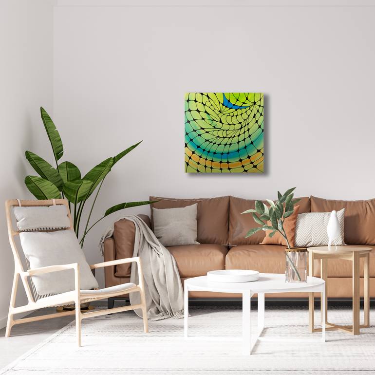 Original Art Deco Abstract Painting by Svitlana Miku