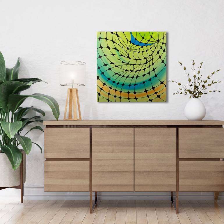 Original Art Deco Abstract Painting by Svitlana Miku