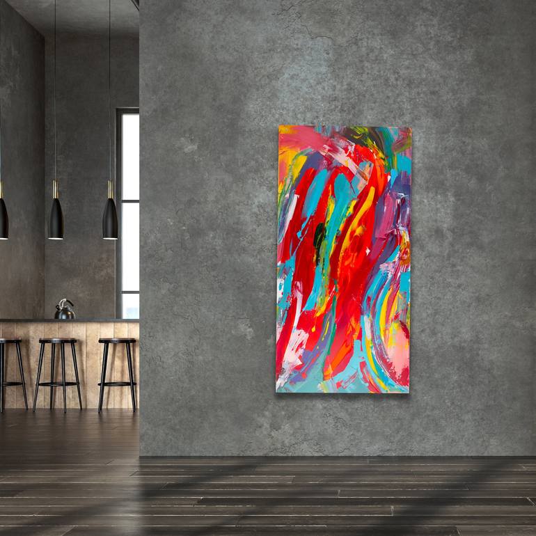 Original Abstract Expressionism Abstract Painting by Svitlana Miku