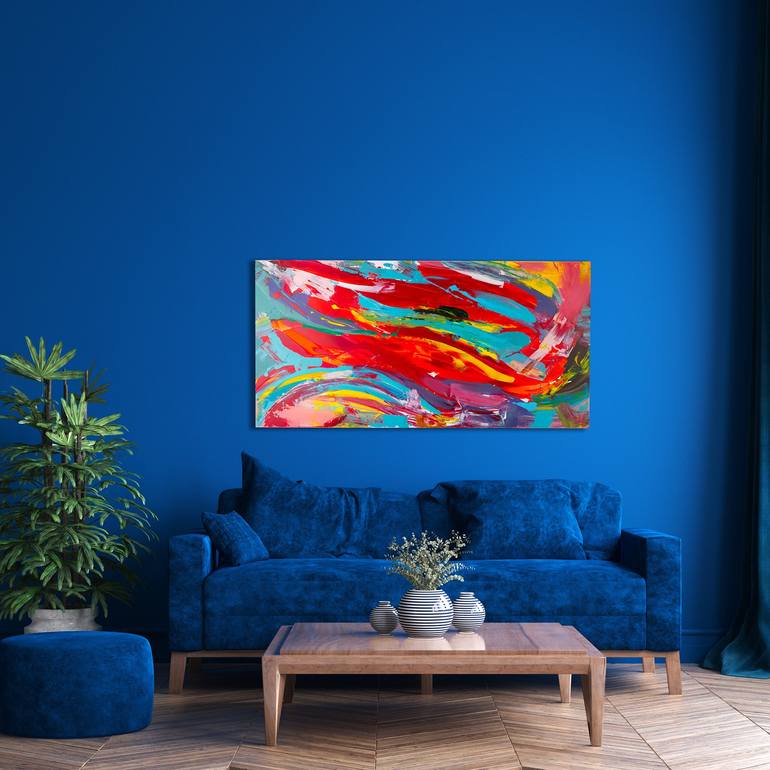 Original Abstract Expressionism Abstract Painting by Svitlana Miku