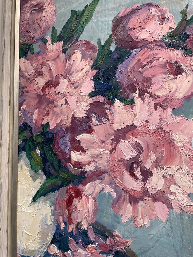 Original Impressionism Floral Painting by Marianna Chayka
