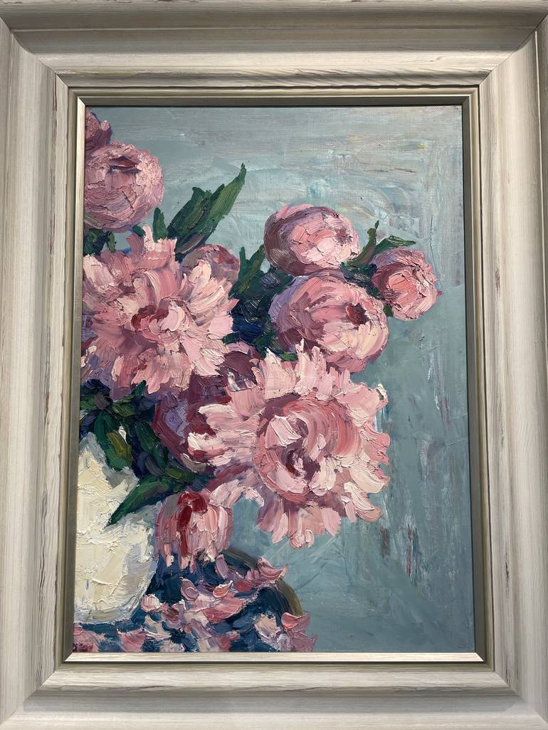 Original Impressionism Floral Painting by Marianna Chayka
