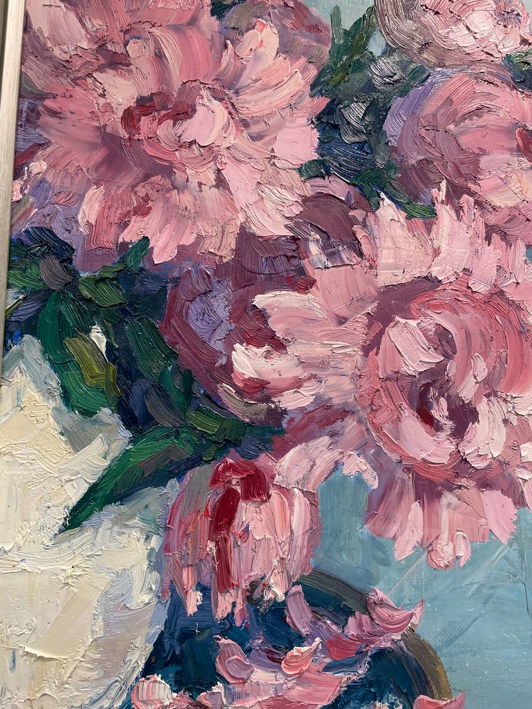 Original Impressionism Floral Painting by Marianna Chayka