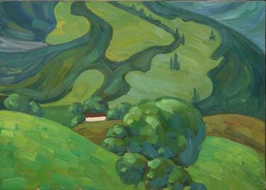 Original Impressionism Landscape Paintings by Marianna Chayka