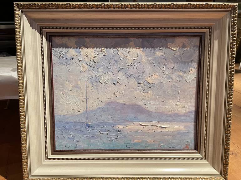 Original Impressionism Seascape Painting by Marianna Chayka