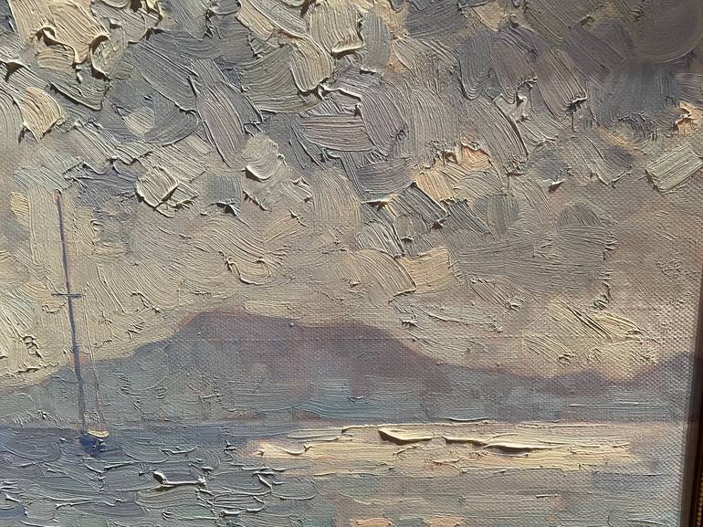Original Impressionism Seascape Painting by Marianna Chayka