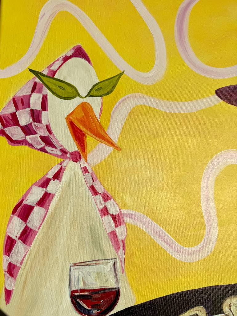 Original Contemporary Animal Painting by Tetiana Verniievska