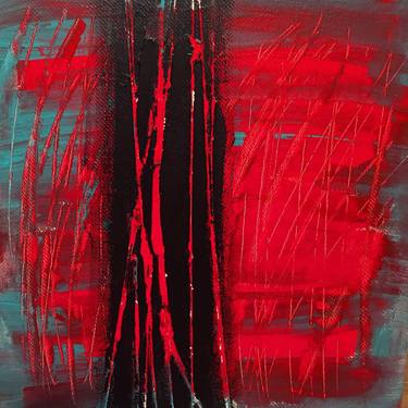 Original Abstract Painting by Attila Amer