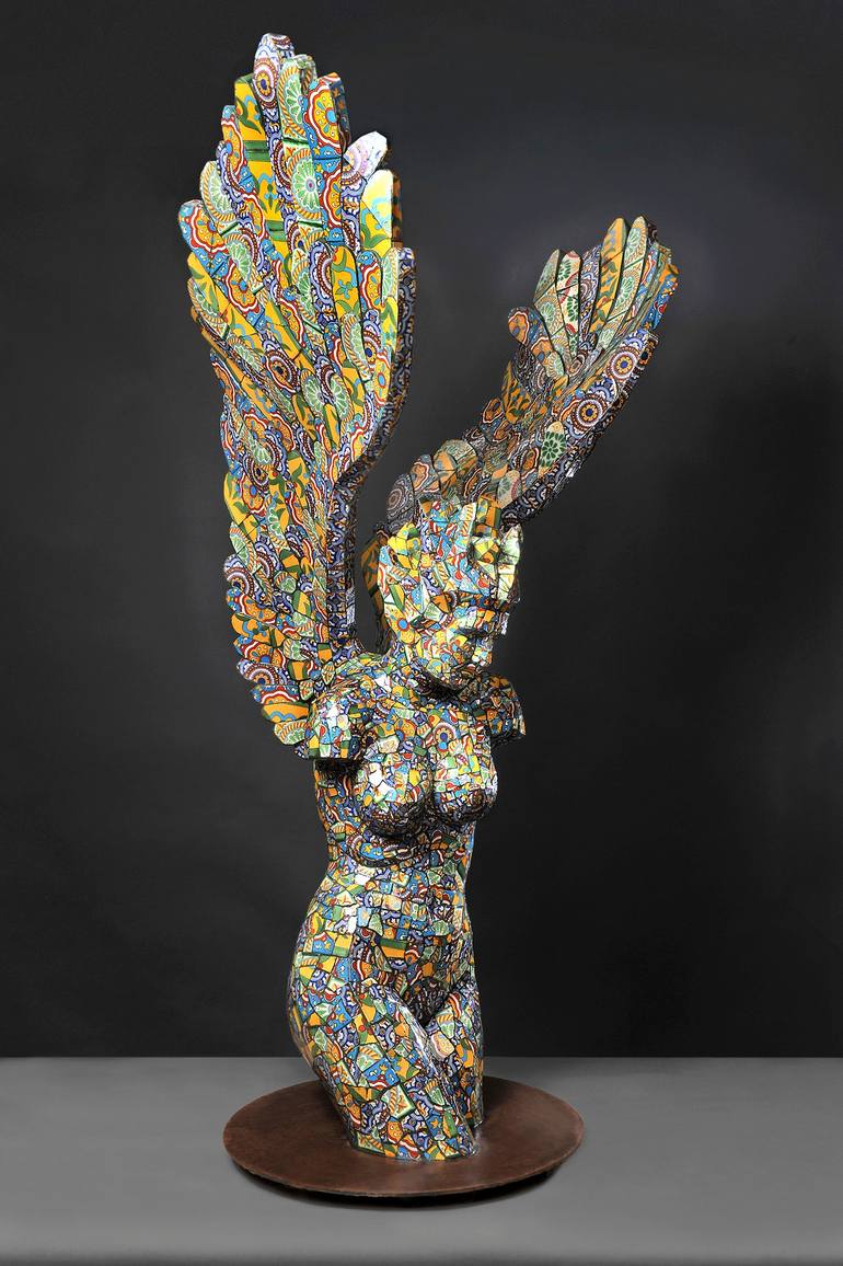 Original Abstract Sculpture by Ismael Vargas