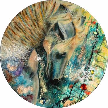 Original Abstract Animal Paintings by Jeanette Wilhelm