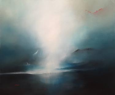 Original Abstract Landscape Paintings by Luca Kezdy