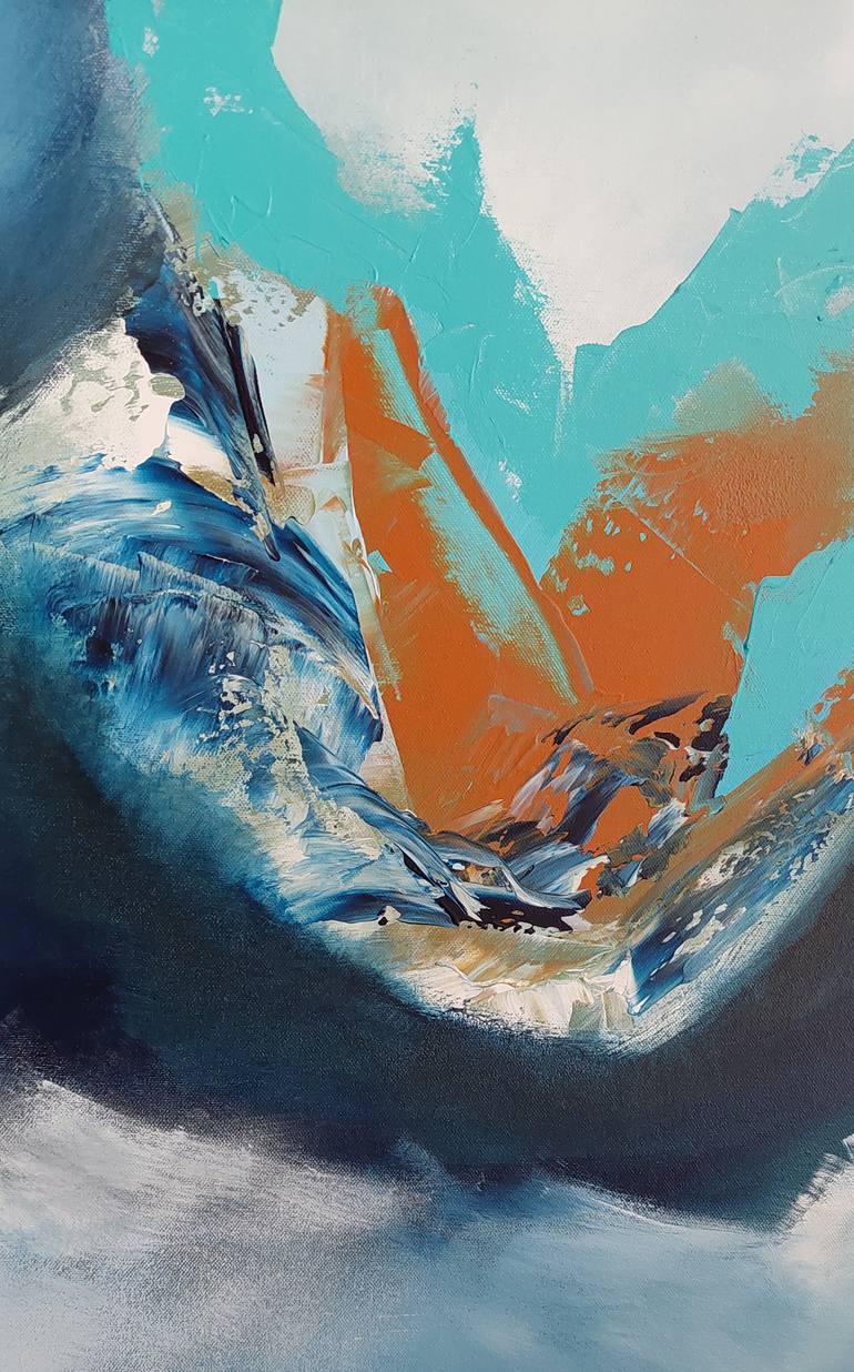Original Abstract Expressionism Abstract Painting by Stefan Carbonaro