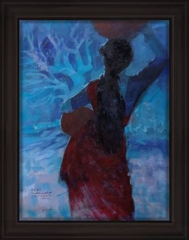 Original Women Paintings by Kailas Satambekar