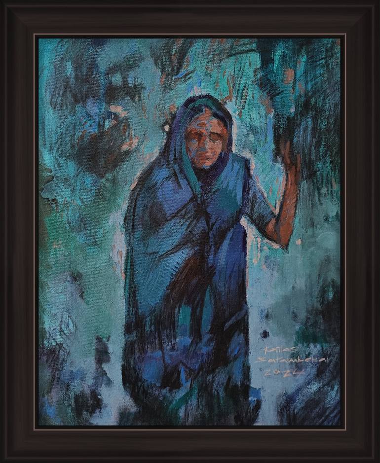 Original Contemporary Women Paintings by Kailas Satambekar