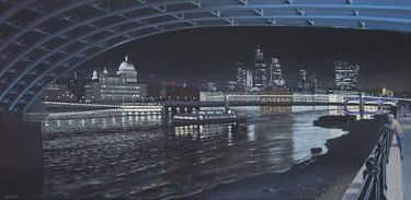 Original Cities Paintings by Keith Bowcock