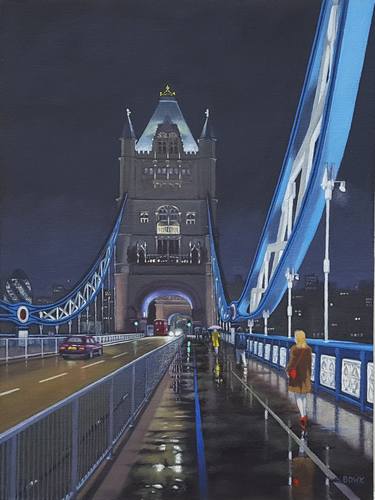 Original Realism Cities Paintings by Keith Bowcock