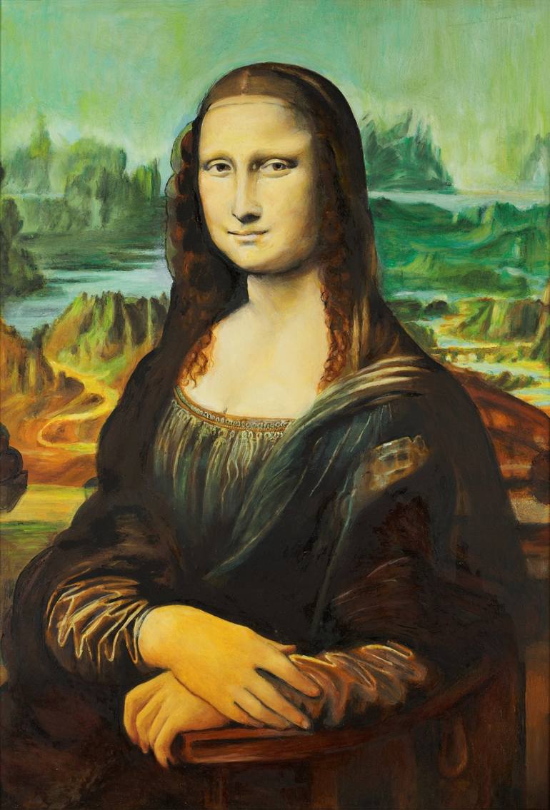 Mona Lisa Painting by JOHN MARSHALL | Saatchi Art