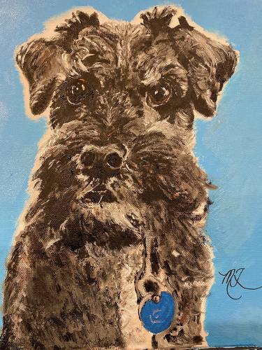 Print of Impressionism Dogs Paintings by Melody Fowler