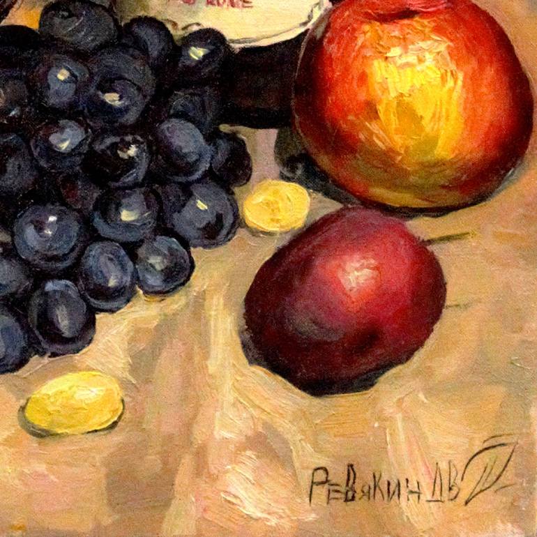 Original Impressionism Still Life Painting by Dmitry Revyakin